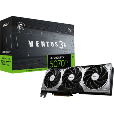 Msi Vga 16gb Rtx5070ti Ventus 3x-oc 3xdp/hdmi Geforce Rtx 5070 Ti 16g Ventus 3x Oc