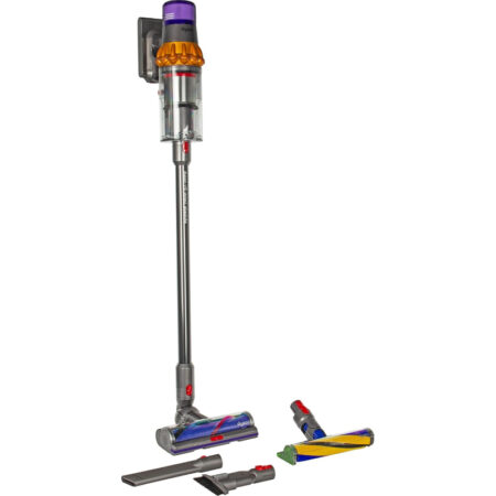 Aspiradora inalámbrica Dyson V15 níquel/amarillo
