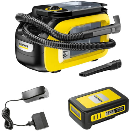 Aspiradora en seco y húmedo Kärcher SE 3-18 Compact Battery Set (Negro, Amarillo)