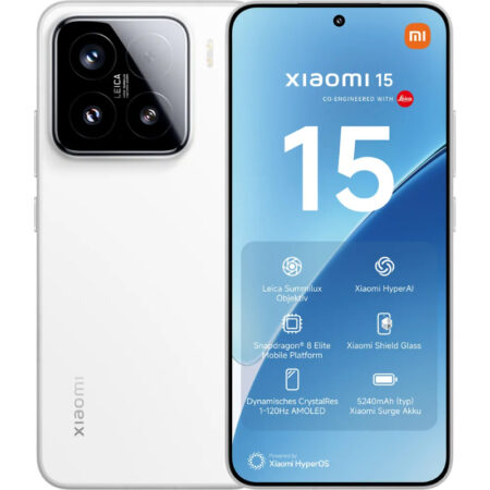 Xiaomi 15 Smartphone 6.36" 5G 12GB 512GB Triple Cámara 50MP Blanco Dual SIM