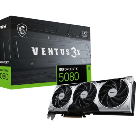 MSI RTX 5080 Ventus 3X OC PLUS, 16GB GDDR7 HDMI 3xDP
