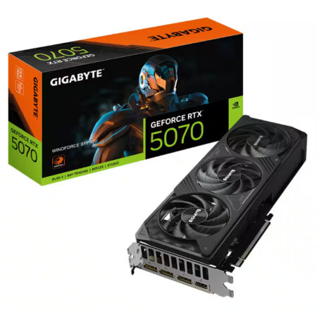 Gigabyte Tarjeta Gráfica Geforce Rtx 5070 Windforce Sff 12g: 12 Gb Gddr7, 192 Bits