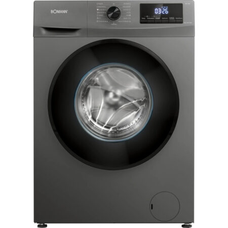 Bomann WA 7185, lavadora (titanio/negro)