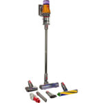 Aspiradora de escoba Dyson V12 Detect Slim Absolute (2023) (gris/amarillo)