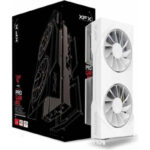 Tarjeta gráfica XFX Radeon RX 9060 XT Swift OC de 8 GB (blanco, RDNA4, GDDR6, 2x DisplayPort, 1x HDMI 2.1)