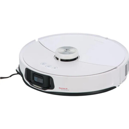 Aspiradora robot Roborock S8 MaxV Ultra con mopa, color blanco